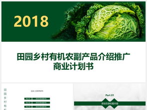 2018田园乡村有机农副产品介绍推广商业计划书动态模板图片设计素材 高清下载 8.12mb 其他大全